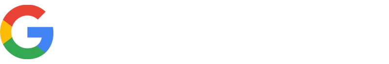 Google-Logo und „Google Partner“-Text, ideal für die Platzierung im globalen Fußbereich einer Website.