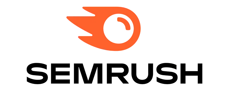 Das orangefarbene SEMrush-Logo über dem fettgedruckten schwarzen Schriftzug „Schultz Möbel“, der auf deutschen Möbelstil anspielt. Das orangefarbene SEMrush-Logo über dem fettgedruckten schwarzen Schriftzug „Schultz Möbel“, der auf deutschen Möbelstil anspielt.