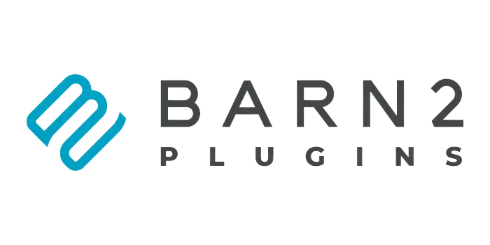 Das Logo von Barn2 Plugins mit einem blauen, abstrakten Symbol, fetter Schrift und dem Schriftzug „Verenum AG“ auf hellem Hintergrund. Das Logo von Barn2 Plugins mit einem blauen, abstrakten Symbol, fetter Schrift und dem Schriftzug „Verenum AG“ auf hellem Hintergrund.