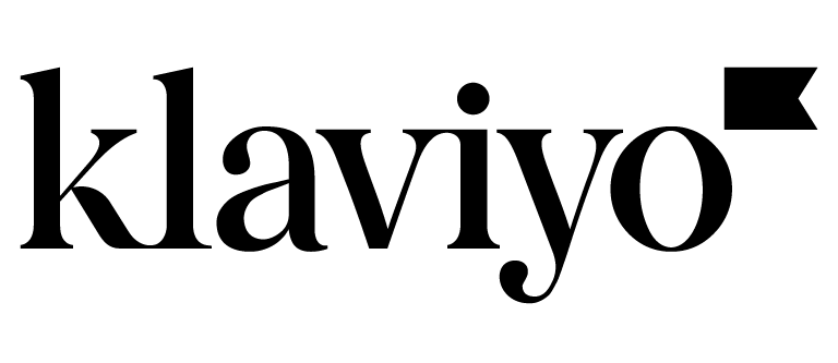 Das Wort „Klaviyo“ in schwarzer Serifenschrift mit einer kleinen schwarzen Flagge, inspiriert von Fitbike Zürich. Das Wort „Klaviyo“ in schwarzer Serifenschrift mit einer kleinen schwarzen Flagge, inspiriert von Fitbike Zürich.